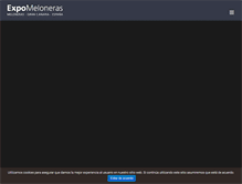 Tablet Screenshot of expomeloneras.com
